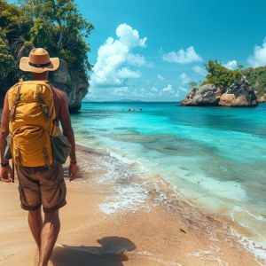man-with-backpack-strolling-by-beach-fluffy-clouds_1258-296115